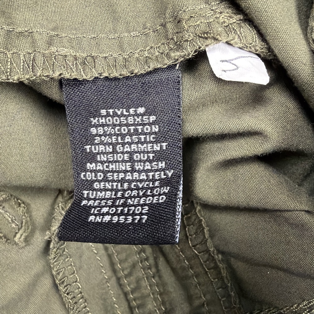 Anthropologie Sanctuary Cargo Shorts Women's 29 Olive Green Roll Tab Utility - Picture 3 of 8